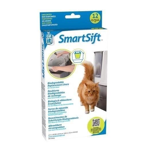 Sac biodégradable 47L pour litière Smartsift