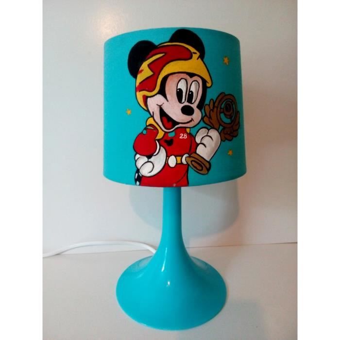 De Chevet Depart Top Lampe Main Mickey Peint e9HYWD2IE