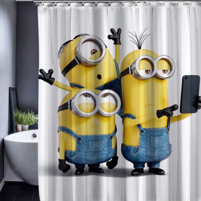 A101DF-1530 Minions Rideau de douche sur mesure Rideau de douche ... A101DF-1530 Minions Rideau de douche sur mesure Rideau de douche ...