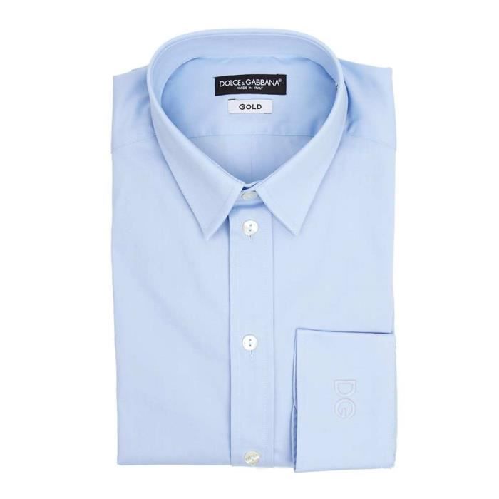 Collection Blue Pale amp; Gabbana Shirt Dolce Gold Casual qwBpatZ