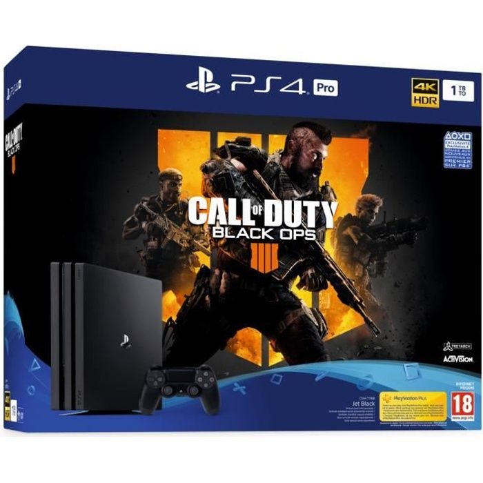 Pack PS4 Pro 1 To Noire + Call of Duty Black Ops 4