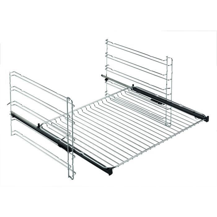 ELECTROLUX 944189411 -Rails téléscopiques pour four-1 niveau-Extension totale-Fixation sur gradins filaires-Lot de 2
