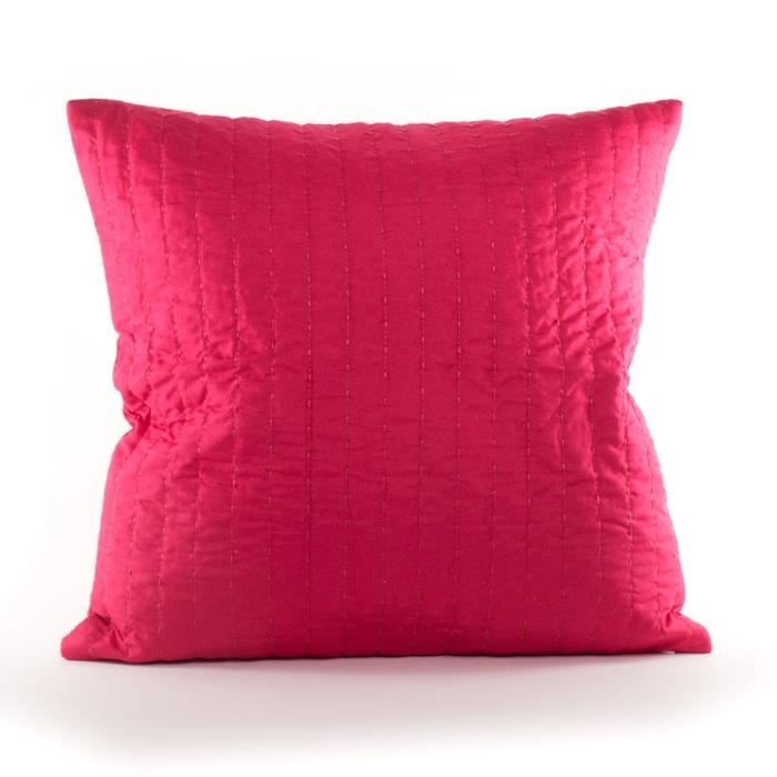 ANDORA Coussin déhoussable LILI 45x45 cm framboise