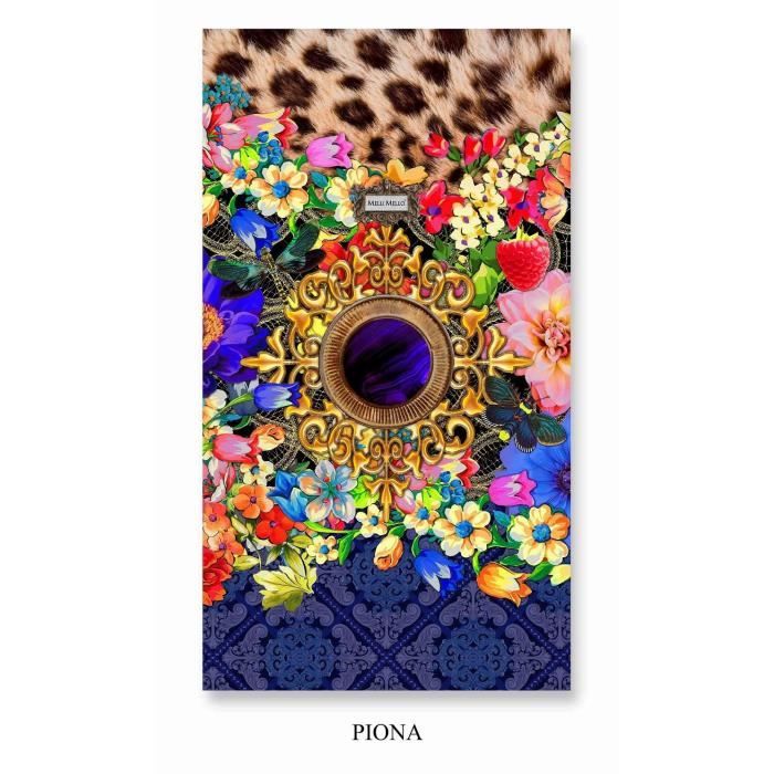 MELLI MELLO Drap de plage Coton Piona - 100x180cm - Multicolore
