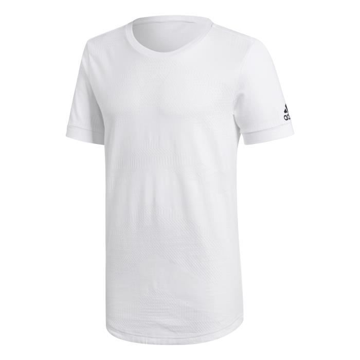ADIDAS T-shirt Id Chevron - Homme - Blanc