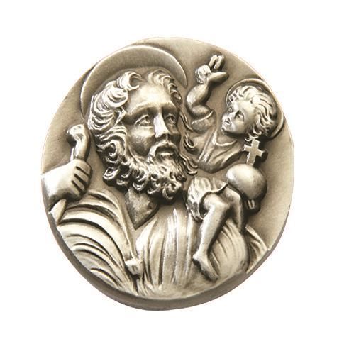 Suspension Voiture - Médaille St Christophe & St Benoît | La Boutique