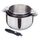 3 casseroles empilables+1 manche - D:16cm à D:20cm