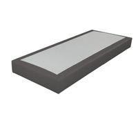 SOMMIER Sommier tapissier 80x200 SR18 simili gris SOMMIER Sommier tapissier 80x200 SR18 simili gris