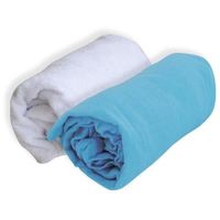 DRAP HOUSSE MATELAS DOUX NID Lot 1 Alese + 1 Drap Housse - 70 X 140 Cm DRAP HOUSSE MATELAS DOUX NID Lot 1 Alese + 1 Drap Housse - 70 X 140 Cm