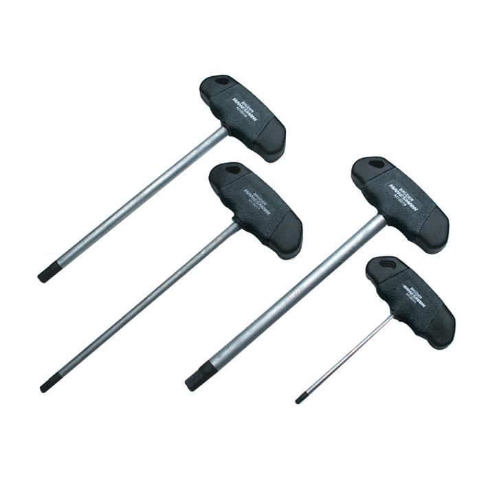 MANNESMANN Clé mâle 6 pans - 10 mm - Poignée en T soft-grip