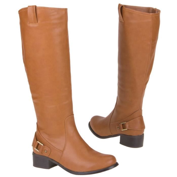 botte camel a talon