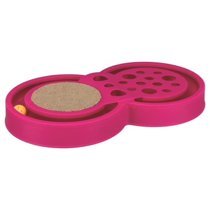 TRIXIE Jouet pour chat Fumble & Scratch - Plastique et carton - 60 x 33 cm