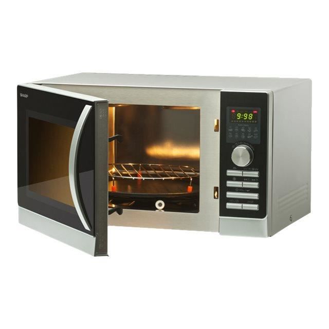 Sharp R-844INW Four micro-ondes combiné grill2