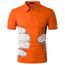 Col Manches À Imprimer Revers Main De Polo Homme Shirt D'été Grande xqwqYgvp