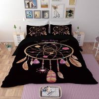 parure de lit attrape reve 3d effet 160 210cm 3 pi