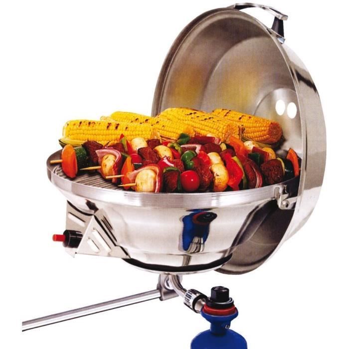 MAGMA Barbecue Combine Inox Gaz D.368Mm