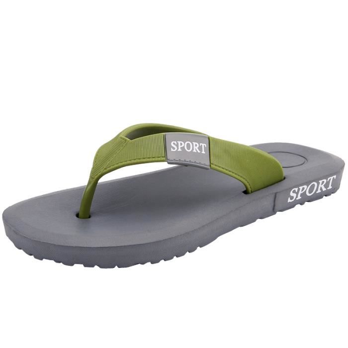 Plage Plein Confortable Tongs En Flops Air Flip Pantoufle Cool Homme Pour Ete Pantoufles Casual Respirant Hommes Slippers 1rnxO1H