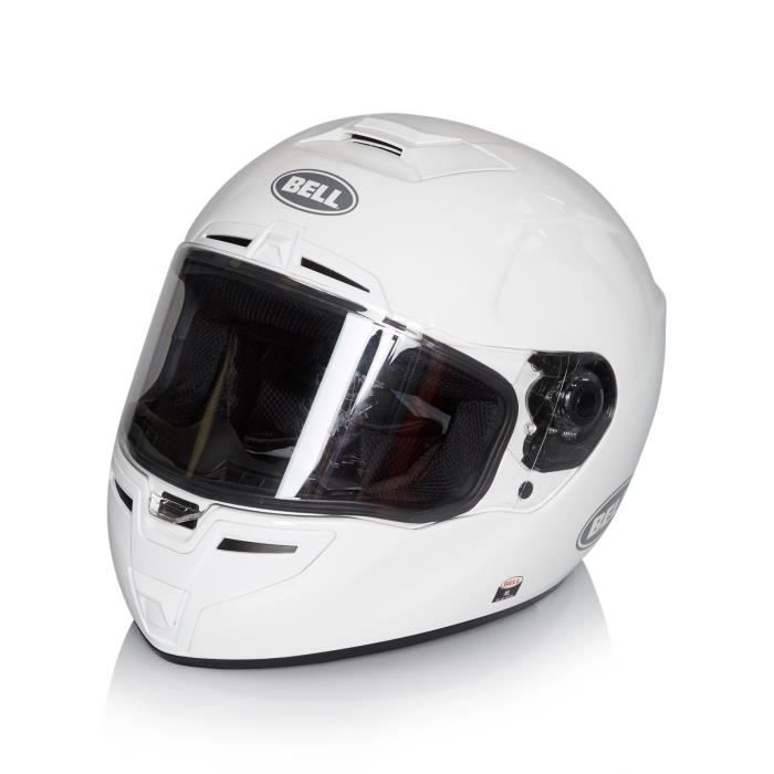 Casque Moto Bell 2018 Srt Solid Blanc
