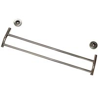 PORTE SERVIETTE Porte-serviette pour salle de bain couleur chrôme PORTE SERVIETTE Porte-serviette pour salle de bain couleur chrôme