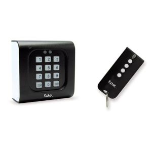 EXTEL Pack clavier codage 9 canaux et télécommande pour motorisation