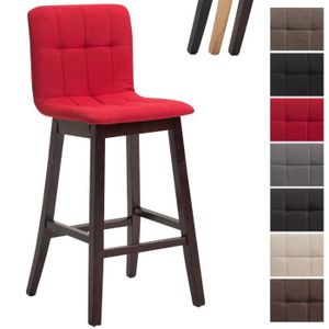 Chaise Haute De Bar Tissus Et Bois Achat Vente Pas Cher
