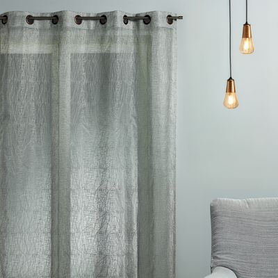Voilage Picasso en organza brodé Gris 150 x 240 cm - Achat / Vente ... Voilage Picasso en organza brodé Gris 150 x 240 cm - Achat / Vente ...