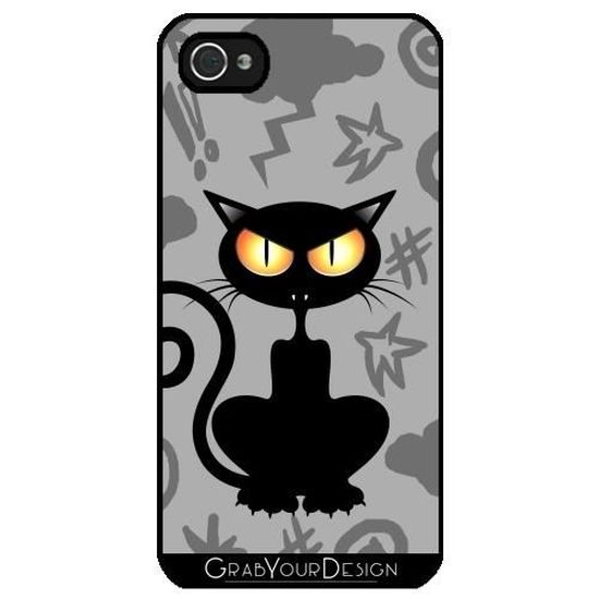 coque iphone 4 chat boxe