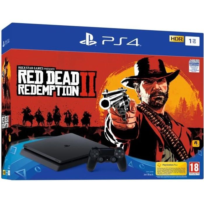 PS4 1 To Noire + Red Dead Redemption 2 Edition Standard