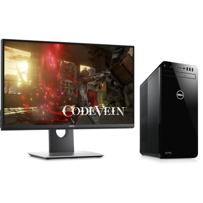 Pack DELL : PC de bureau XPS 8930 + Ecran S2417DG 24\