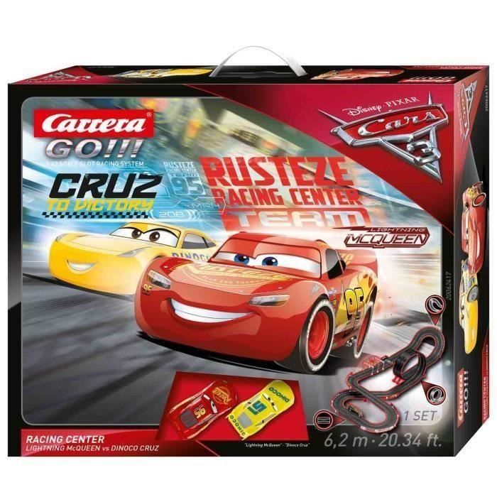 Carrera Go!!! Circuit Electrique Disney / Pixar Cars 3 - Racing Center à l'échelle 1/43