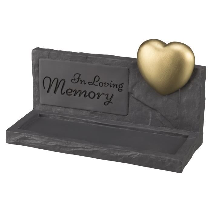 TRIXIE Pierre commémorative Memory - 20x7x12cm - Gris - Pour chien et chat