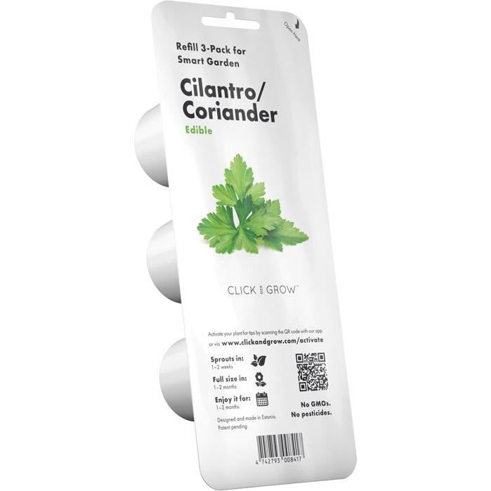 Recharge triple de Coriandre pour Smart Garden - Click and ...