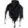 Foulard Cheche Keffieh Noir uni 100% Coton