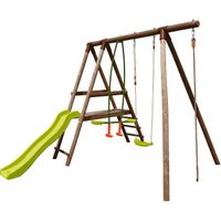 BALANÇOIRE - PORTIQUE MALAGA 3 Portique en pin traité classe IV BALANÇOIRE - PORTIQUE MALAGA 3 Portique en pin traité classe IV