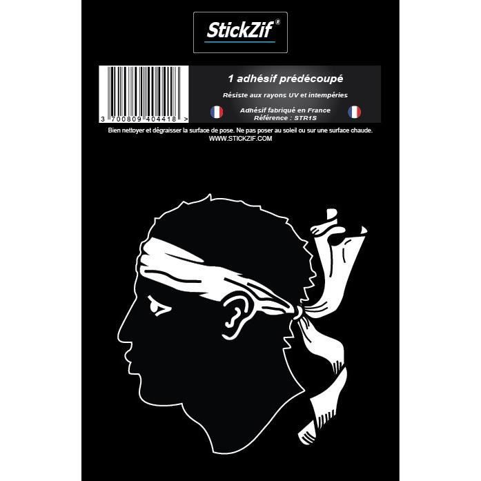 STICKZIF 1 Adhésif Symbole Corse STR1S