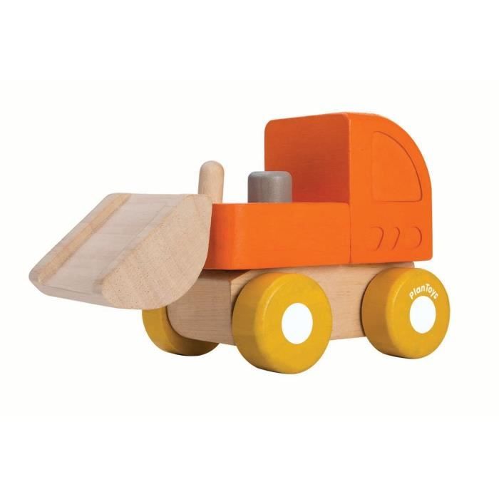 PLAN TOYS Jeu en bois Mini bulldozer