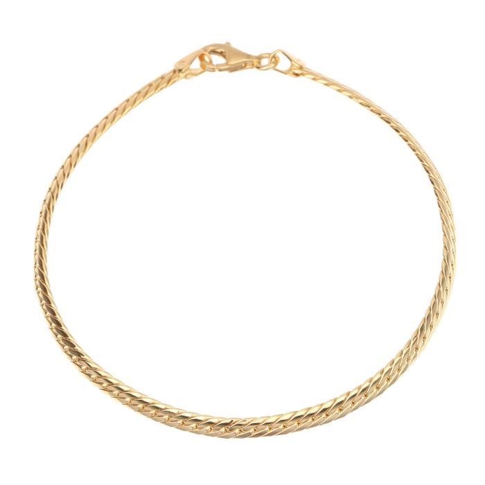 Les Bijoux d'Emma - Bracelet en Maille Anglaise - OR 9CT