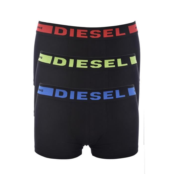 DIESEL Pack de 3 Boxers Noir Homme