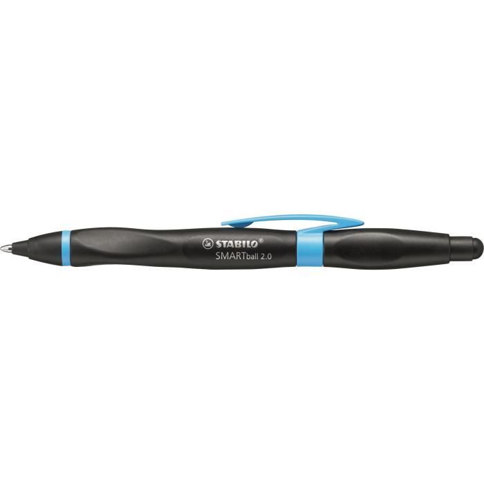 STABILO SMARTball - stylo-bille droitier - noir/bleu