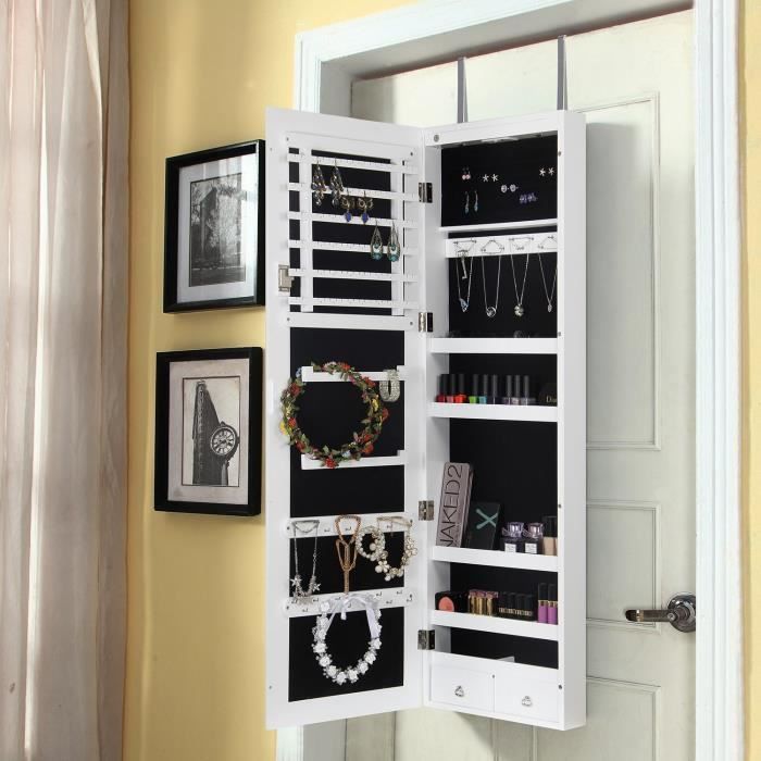 Lifewit Armoire à bijoux, Armoire Murale et Accrochable, Rangement avec