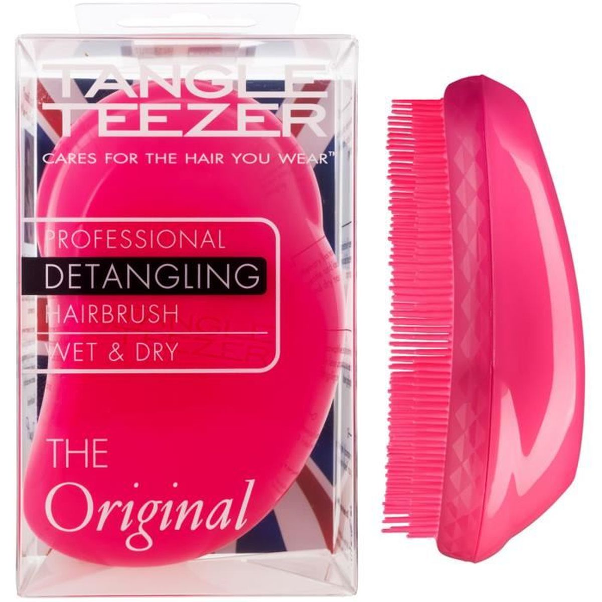 tangle teezer brosse À cheveux original rose - achat / vente brosse