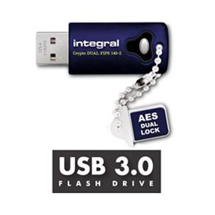 INTEGRAL Clé USB CRYPTO - 8GB - 3.0