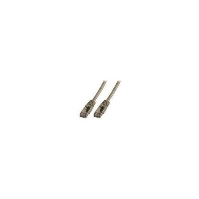 MCL Cordon de brassage - RJ45 CAT6 A F/UTP - 3 m - Gris
