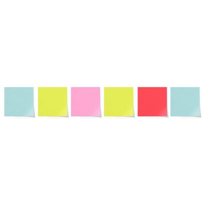 Notes Super Sticky Post-it® collection Miami 76 x 76 mm - 6 blocs