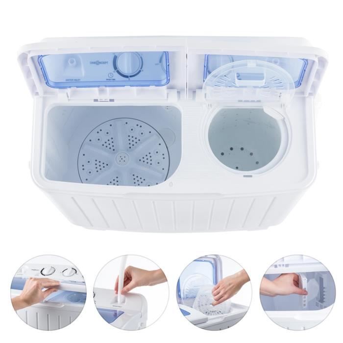 oneConcept Ecowash Machine à laver 4,2 kg1