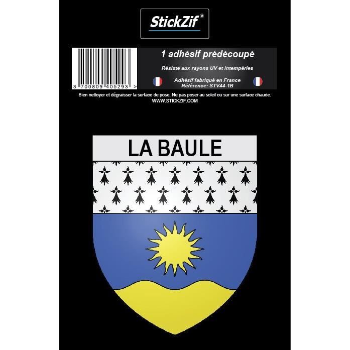 STICKZIF 1 Adhésif Blason La Baule STV44-1B