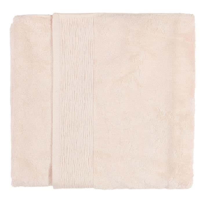 FINLANDEK Drap de Bain - 70x140 cm - Raphia Rose Pâle