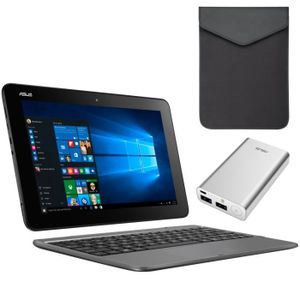 ASUS Transformer Book PC 2-en-1 T101HA-GR041T tactile 10.1 - 4Go RAM - Windows 10 - Intel Atom - Disque Dur 64Go + Batterie + Housse