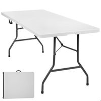 TABLE DE CAMPING Table de Jardin Pliante de Réception de Camping en TABLE DE CAMPING Table de Jardin Pliante de Réception de Camping en