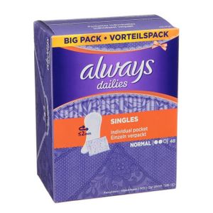 ALWAYS Prot?ge-slips Normal Plies x48
